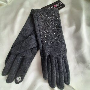 Ladies cuff length gloves with touchscreen finger Nwt